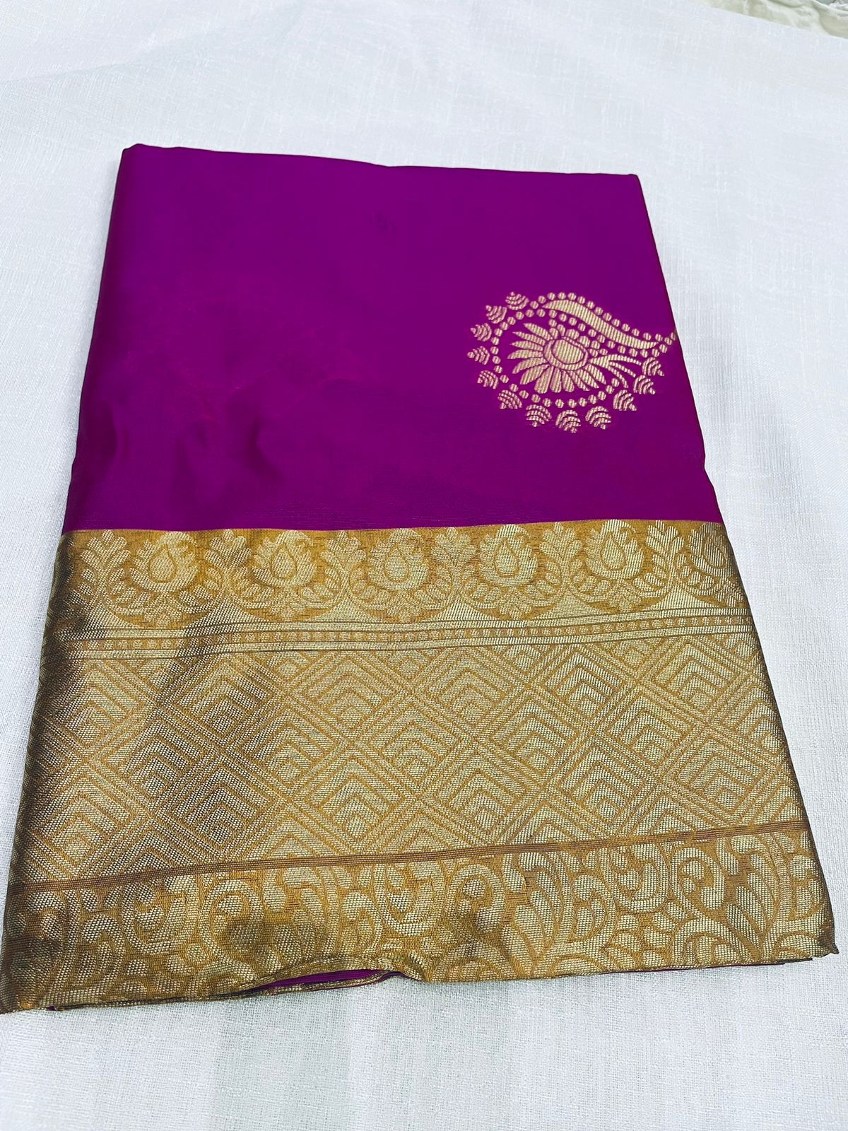 Soft Lichi Kanjivaram Saree