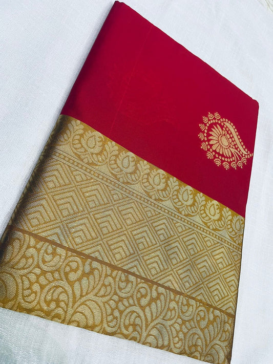 Soft Lichi Kanjivaram Saree