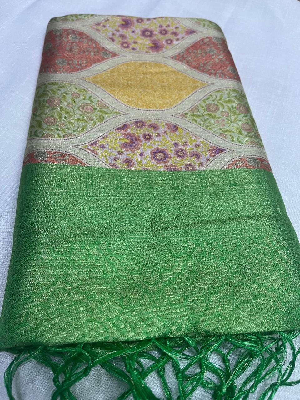 Pure Digital Print Sarees