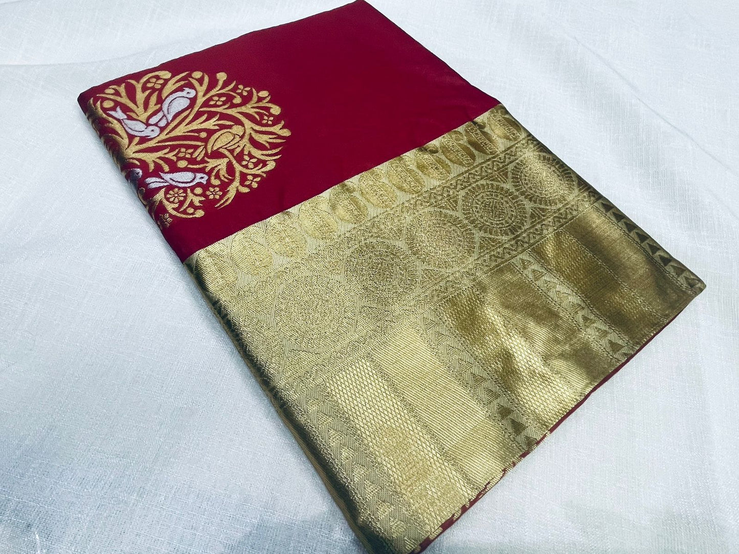 Lichi Soft Silk Saree