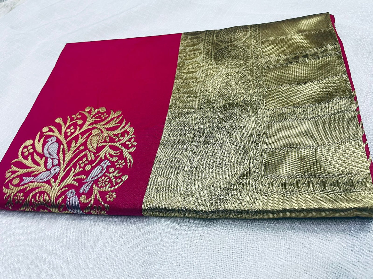 Lichi Soft Silk Saree