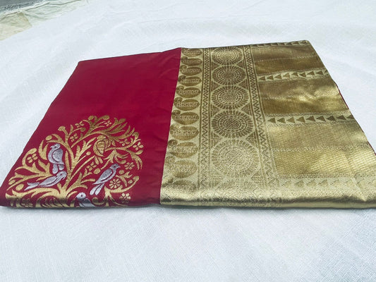 Lichi Soft Silk Saree