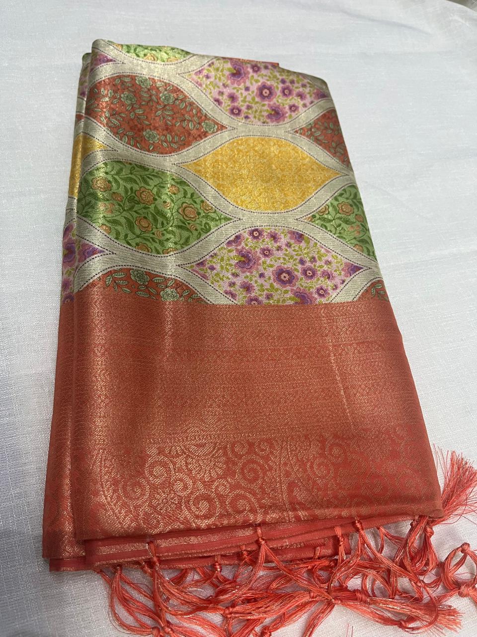 Pure Digital Print Sarees